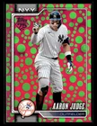 2026 Topps #1 Aaron Judge Holiday Polka Dots Green / Pink card
