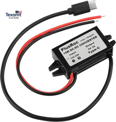 Waterproof 12V/24V to 5V Converter DC-DC Step down Module Power Adapter Compatib