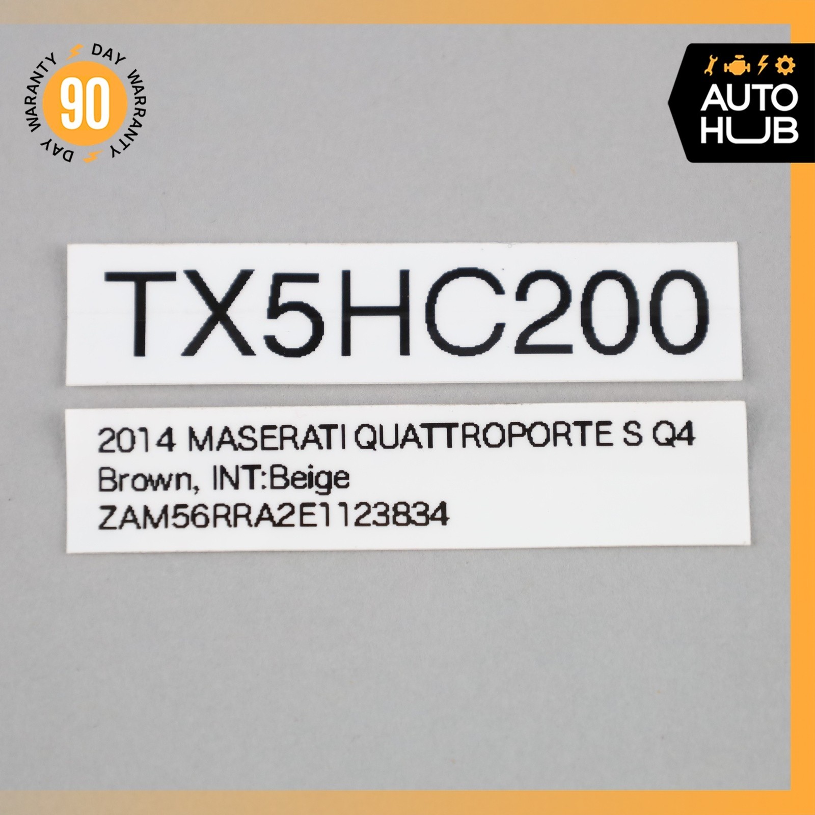 14-17 Maserati Quattroporte Electronic Parking Button Switch 6700150060 OEM