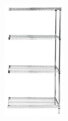 Quantum Storage Systems - AD74-1236P - WIRE 4 SHELF ADD-ON KIT PROFORM 74in