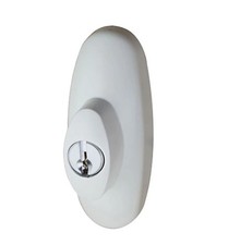 Andersen Tribeca Gliding Left Handed Door Lock Keyed Lock Assembly White Lock