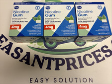  3 pack Kroger  Coated Ice Mint Nicotine Gum 4mg, 480 total count