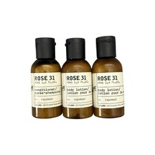 Le Labo Rose 31 2X 1.4 oz 2 Lotions and 1 Conditioner New Travel Size