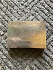 Small Steel Bench Block, 3" x 4"