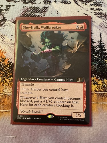 She-Hulk, Wallbreaker (Extended Art) - 372 / English / Near Mint MTG - Afbeelding 6 van 6