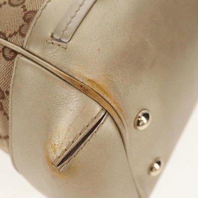 GUCCI GG Canvas Hand Bag 2way Beige Gold 269894 Auth 158077 | eBay