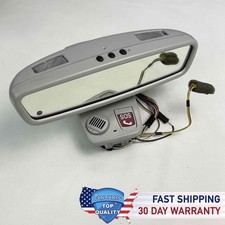 03-06 Mercedes R230 Sl500 Sl55 Amg Interior Rear View Mirror Gray Oem