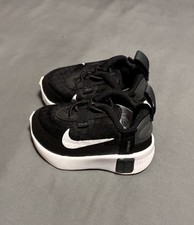Nike NKE72 Size 2C Infant/Toddler Shoes Baby Black White