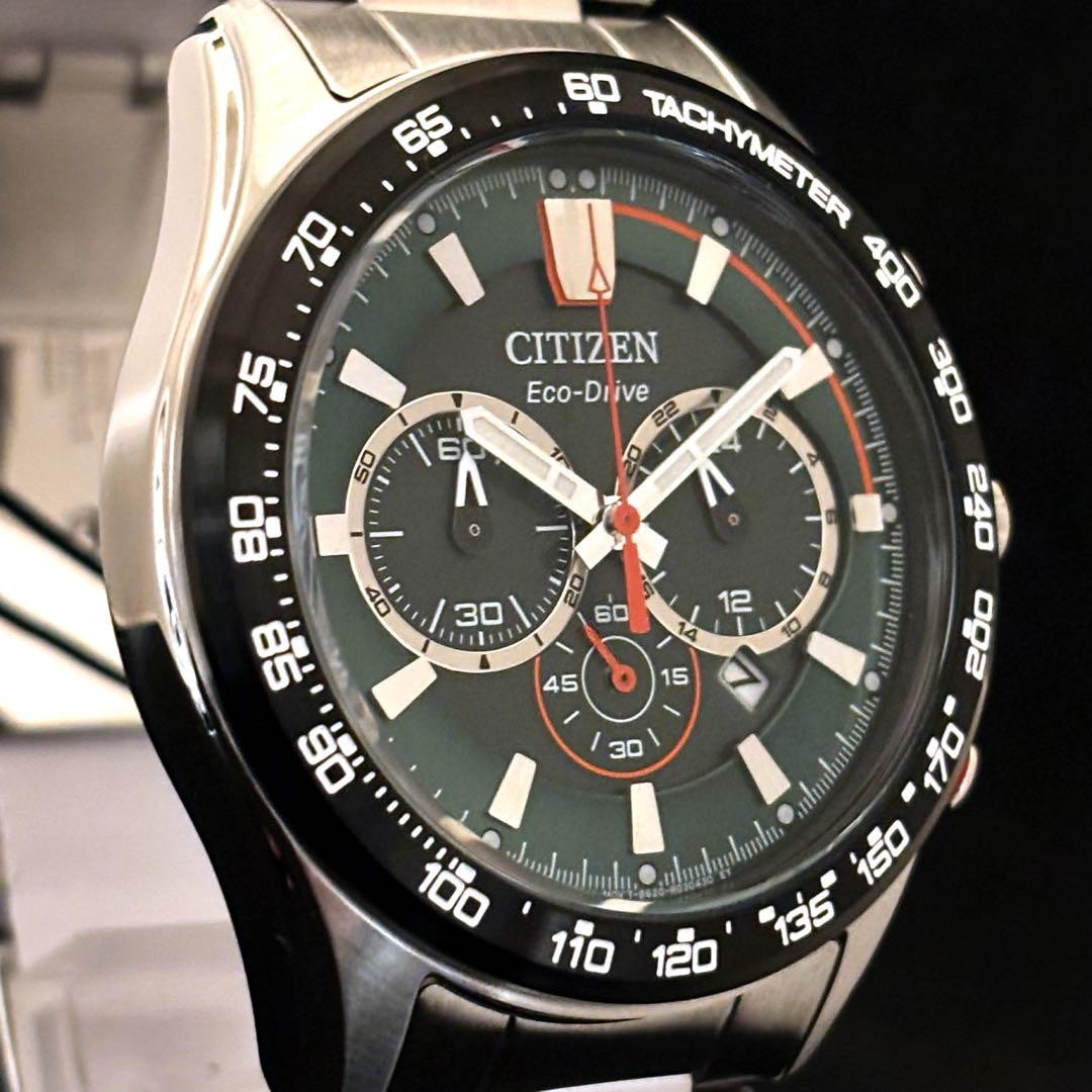 Citizen Eco-Drive B620-R014765 Chronograph Date Black Silver Solar