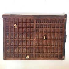 Vintage Ludlow Letterpress Tray Printers Tray #134