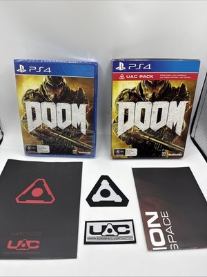 Doom PS4UAC Pack PS4 PLAYSTATION 4 SEALED GAME RARE GEM!
