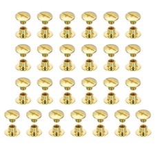 25set Phillips Chicago Screw M5x4mm Binding Post Screw, Gold