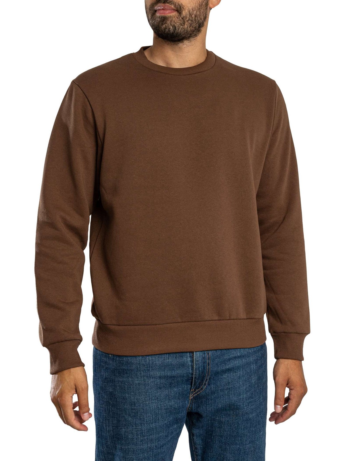 Jack & Jones Men's Cocoa Brandley Sweatshirt - Image 2