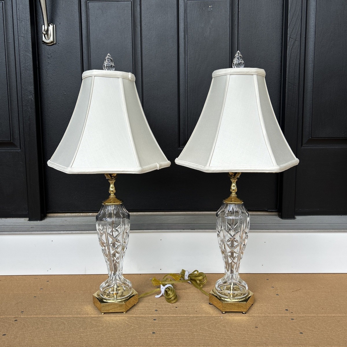 Waterford Crystal Crystal And Brass Table Lamps Waterford Table Lamp,  Kingsley Macy's, image size:1200x1200