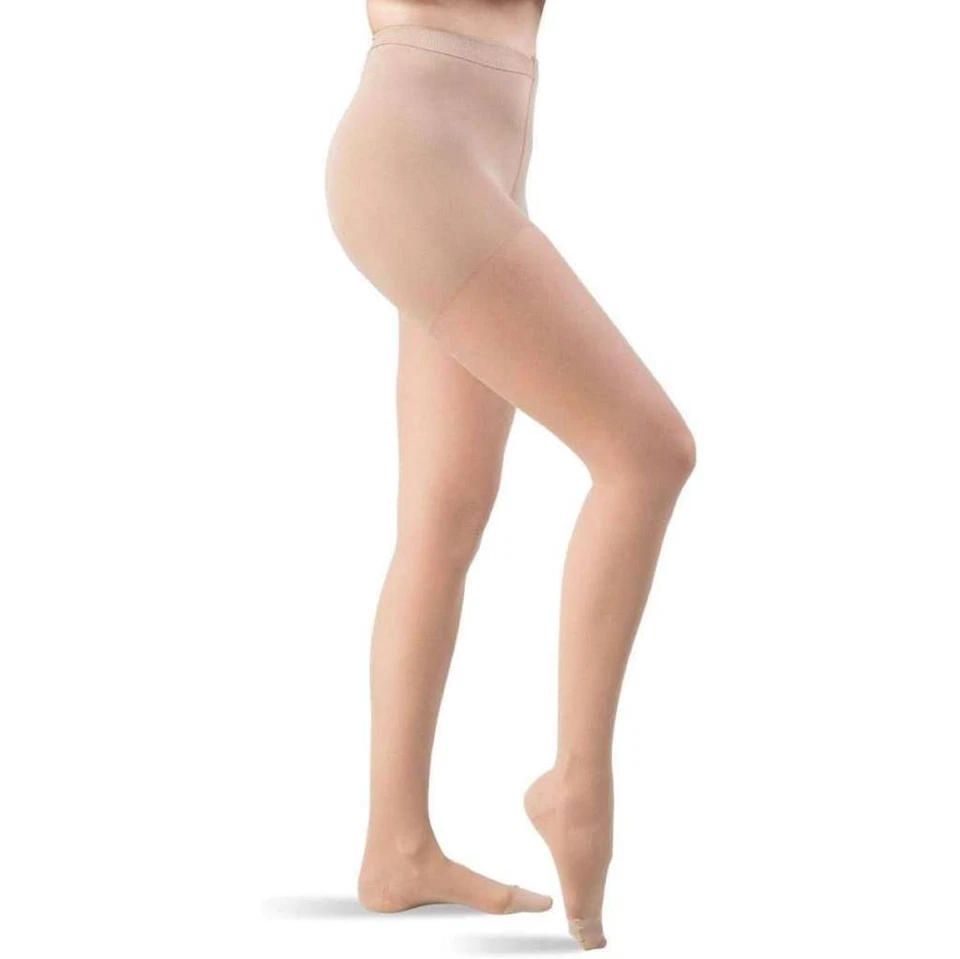 Medias de compresión transparentes Dr Comfort Select, pantimedias, punta cerrada, 20-30 mmHg Foto 3 de 3