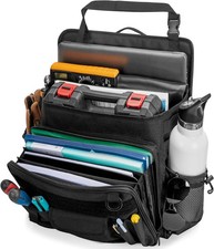 Car Front Seat Organizer Expandable Accordion Storage Laptop Compartment Multi P