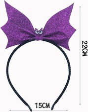 Halloween Bat Headband Hair Accessories Dress Up Headband Halloween Headpiece