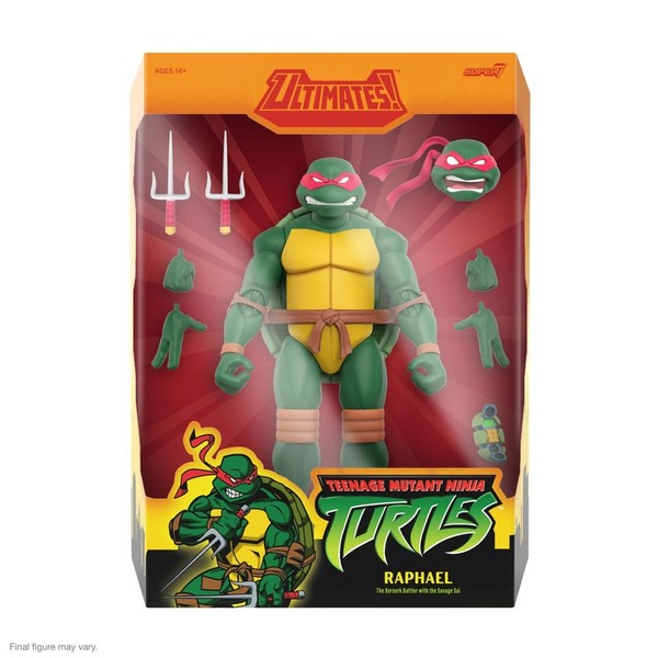 Raphael (Animated) - Misb - Tmnt / Teenage Mutant Ninja Turtles - Super 7-image