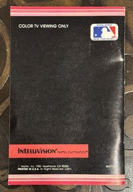World Series Major League Intellivision ECS 1983 1st Mattel Edition RARE HTF CIB