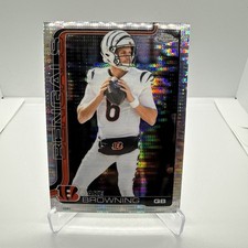 Jake Browning 2025 Topps Chrome Football Pulsar Refractor #63 Bengals