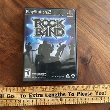 Rock Band Track Pack Vol. 1 (PlayStation 2, 2008) PS2 Game CIB Complete Tested