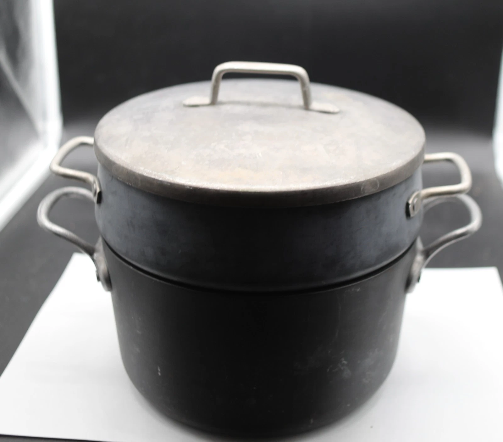 Vintage Magnalite Professional 3 Qt Saucepan & Vegetable Steamer w/ lid USA