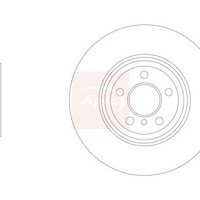 Apec Bremsscheibe Vorne Einzel DSK3324 FüR BMW 1Er F70 2024