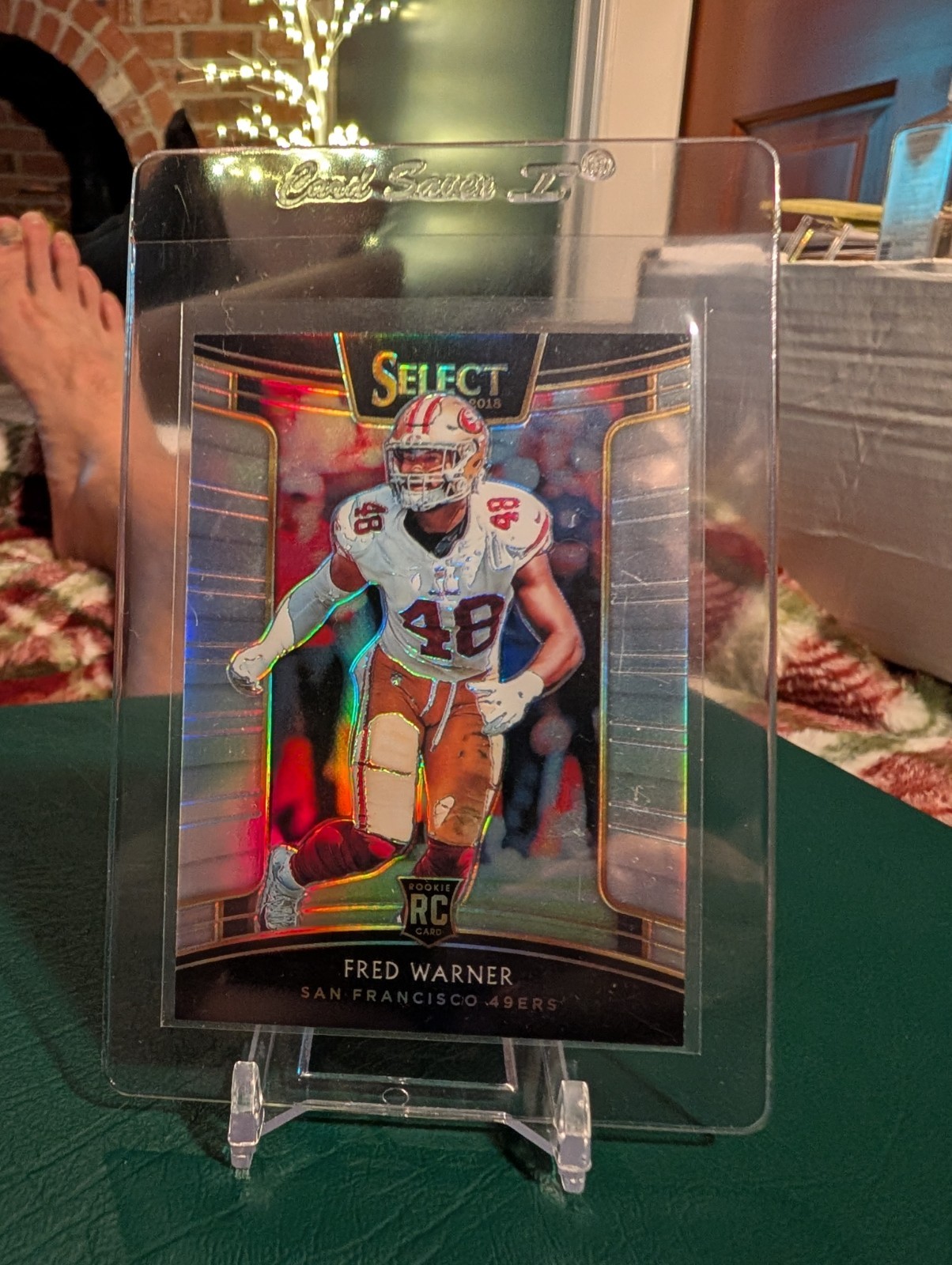 2018 Panini Select Silver Prizm Fred Warner RC #35