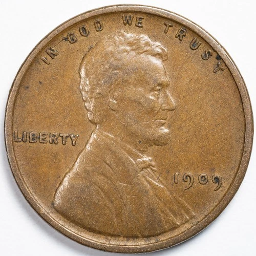 1909 VDB Lincoln Wheat Penny Extremely Fine (XF)