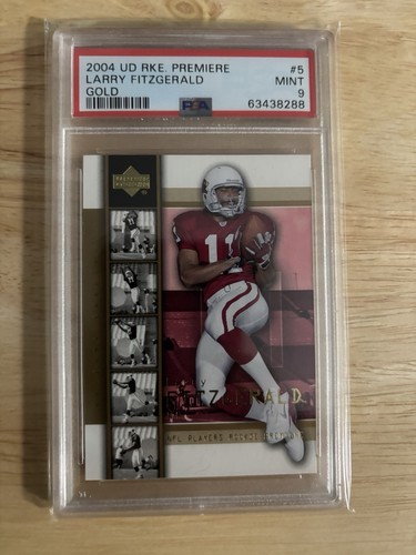 Larry Fitzgerald [Gold] #5 2004 Upper Deck Rookie Premiere card