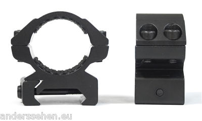 Hawke Ringmontage 25,4mm für Weaver Schiene niedrig (22112)