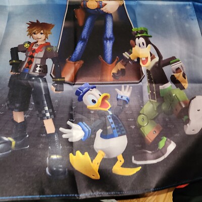 Kingdom Hearts III 41 x 27 Inch Wall Tapestry Woody Sora Donald