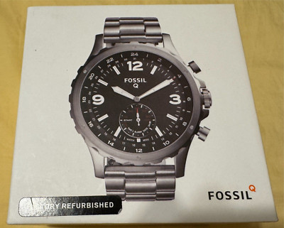 Stainless Steel Fossil Q Nate Smartwatch Review Fossil Q Nate