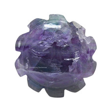 Fluorite Crystal Sun Face