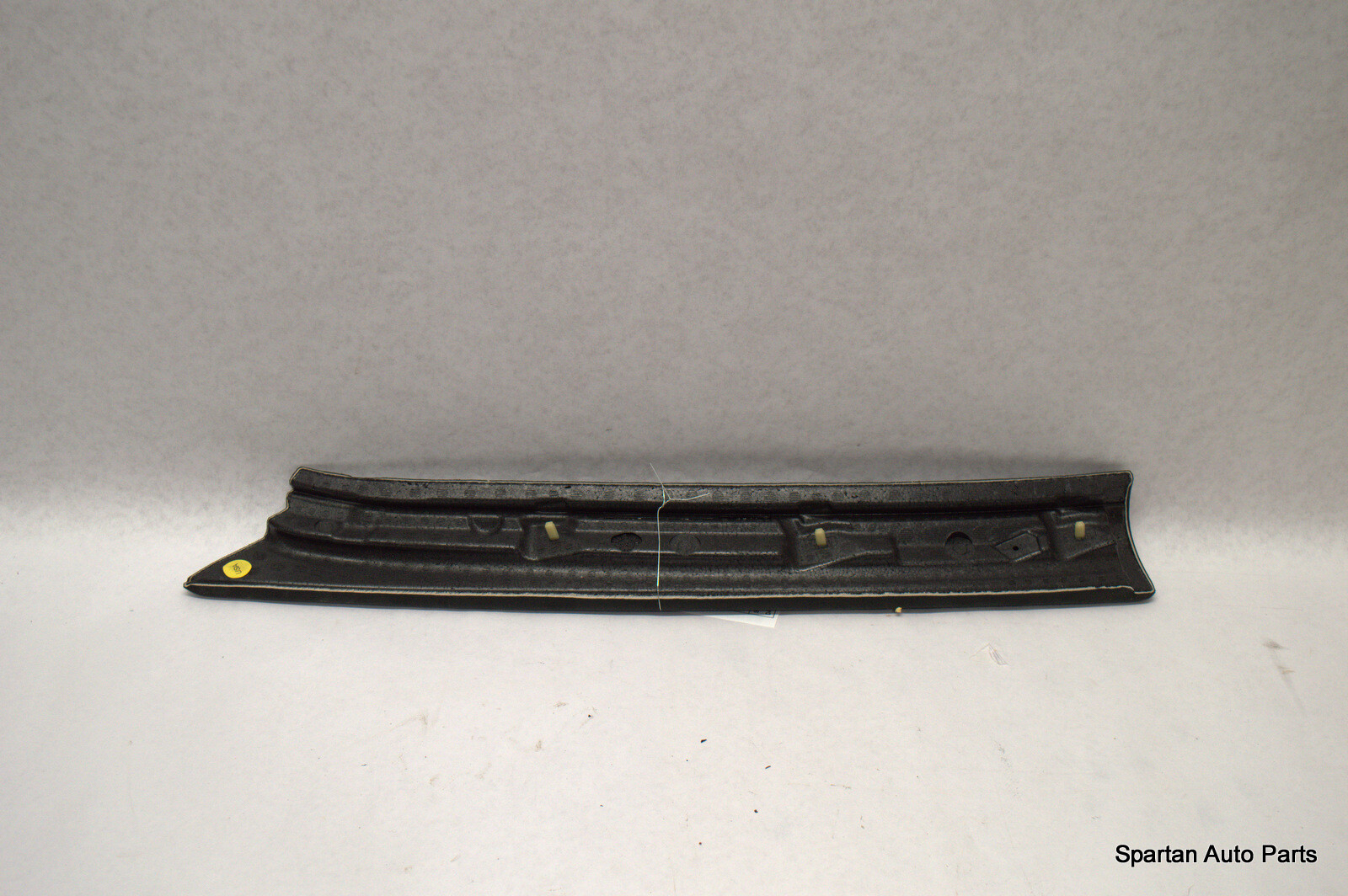 05-12 MASERATI QUATTROPORTE A PILLAR TRIM BLACK ALCANTARA RIGHT PASSENGER FRONT