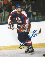 Winnipeg Jets Dave Babych Signed Autographed 8x10 Photo COA 