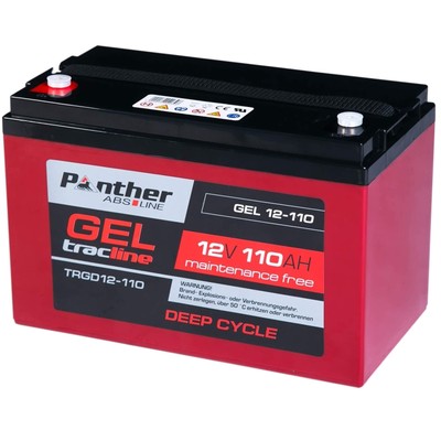 Panther GEL Batterie 12V 110Ah USV Batterie Wohnmobil Boot Schiff Akku ers 100Ah