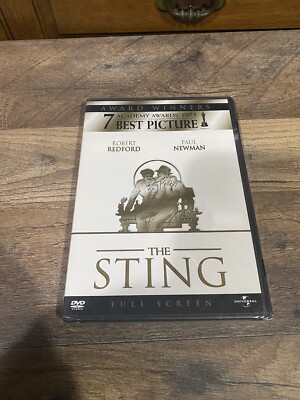 The Sting (DVD, 2004, Full Screen) Robert Redford/Paul Newman/Robert Shaw!