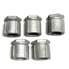Lot Of 5 APPLETON EC-50 1/ 2" Rigid Conduit Coupling Iron 3-Piece NEW