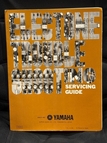 ORIGINAL Yamaha Electone Troubleshooting Servicing Guide - 第 1/9 張圖片