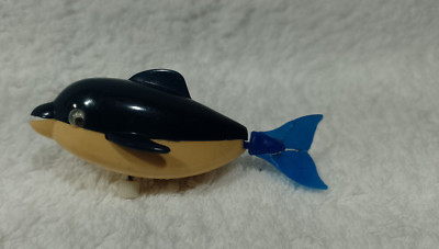 VINTAGE SCHWIMMDELFIN VON TOMY - 70er Jahre SELTENES SAMMLERSTÜCK - SEHR GUTER ZUSTAND