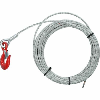 7m Galvanised Winch Cable with Hook TR148