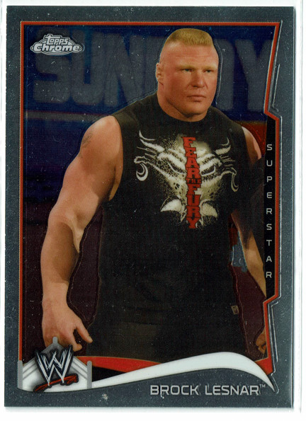 Brock Lesnar 2014 Topps Chrome #8