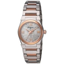 Salvatore Ferragamo Vega SFYG00221 Silver Women's Watch New Box Paper's