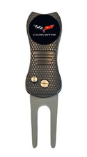 Corvette Golf Ball Marker  Premium Switchblade Divot Tool Chevy Cheverolet GM