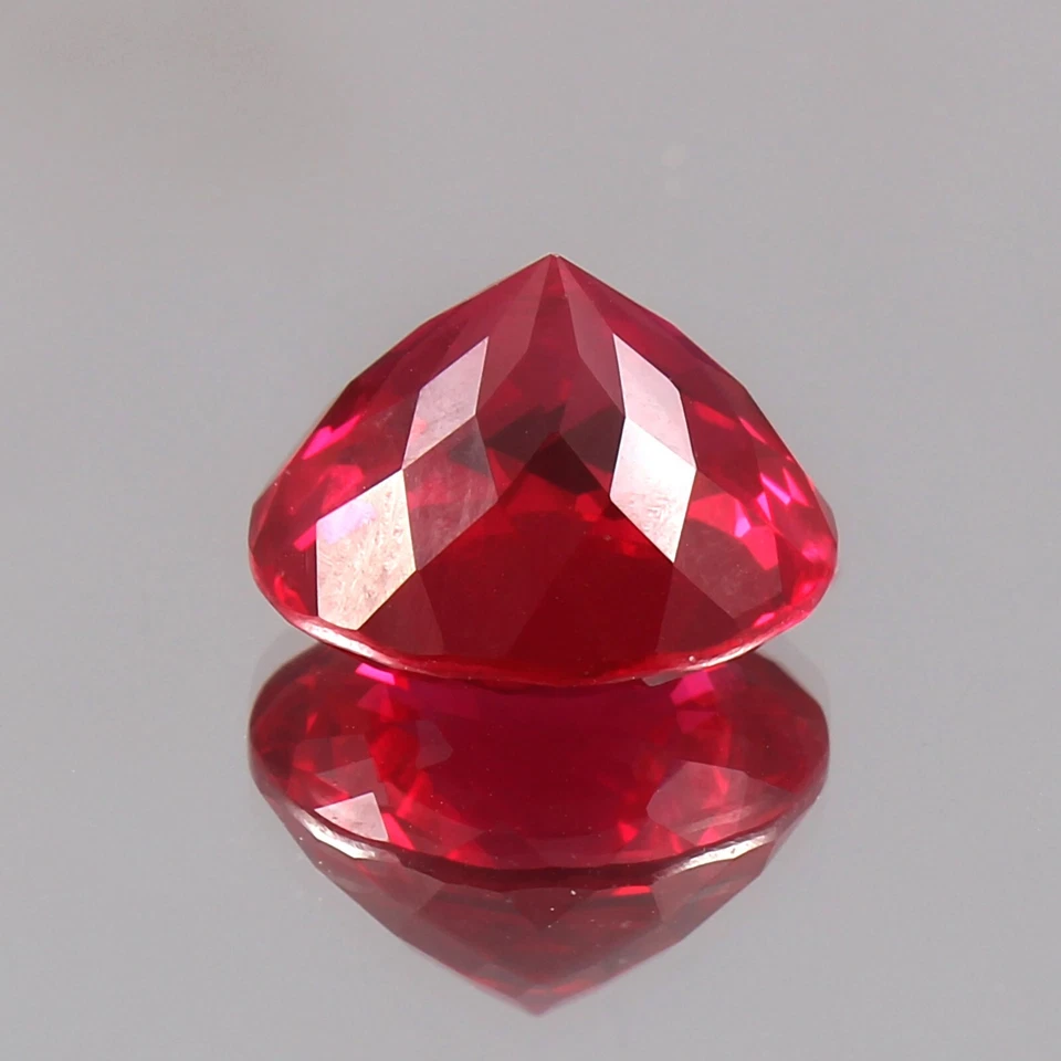 AAA Natural Flawless Mozambique Blood Red Ruby Round Cut Loose Gemstone 12x12 MM - Image 4 of 4