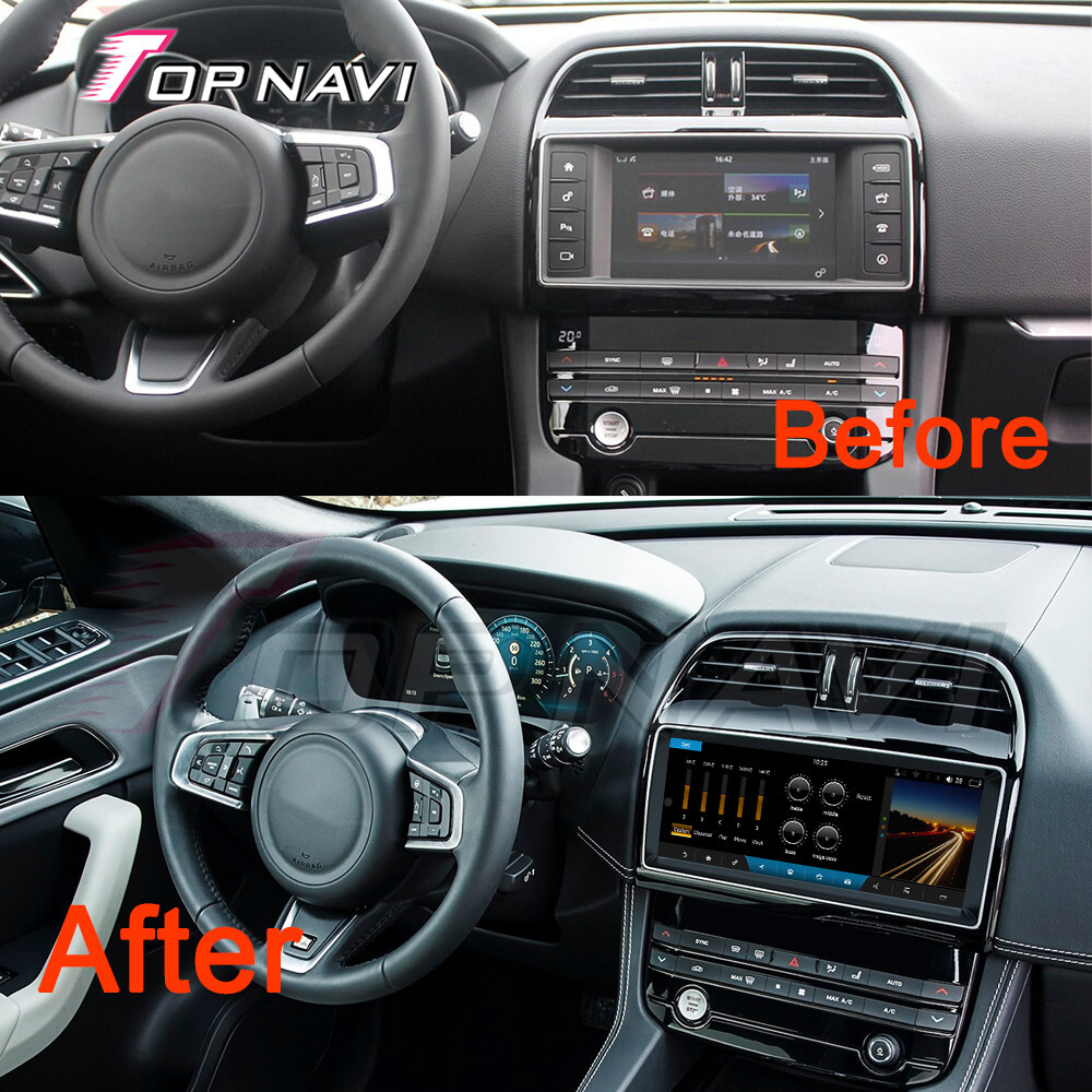 Head Unit For Jaguar XE F-PACE 2016-2018 Car Stereo Radio GPS Plalyer FM 8+128G