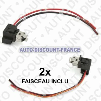 Connecteur fiche prise pour ampoules H1 LED Xenon Feux Anti Brouillards Avant - Photo 1/4