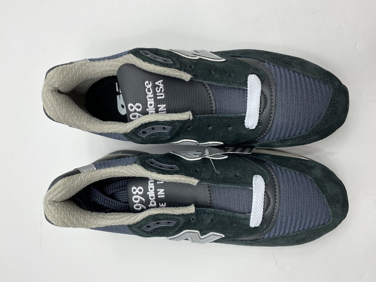 Kith x New Balance 998 Shark Steel Made USA Navy Blue M998K1 Men