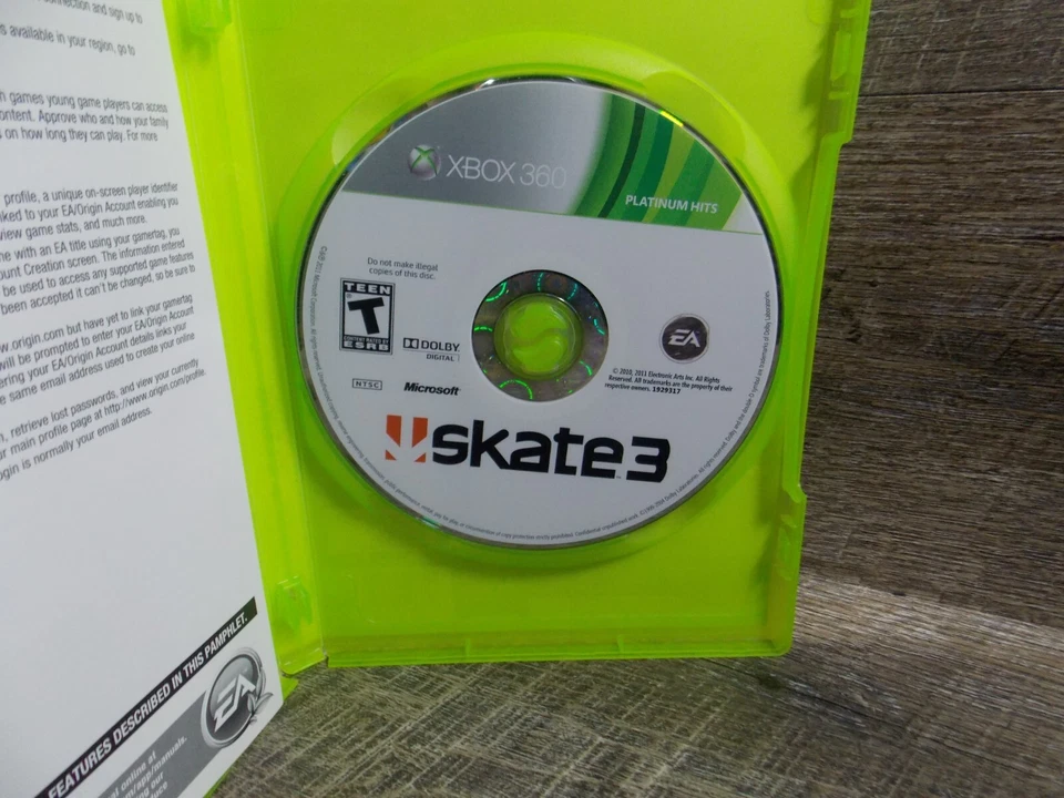 XBOX 360 Lote de 2 Videojuegos: Skate 3 y Lara Croft Tomb Raider Legend, T-Teen Foto 4 de 4